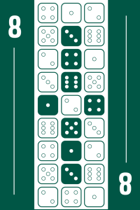 Playing Card - Dice 08